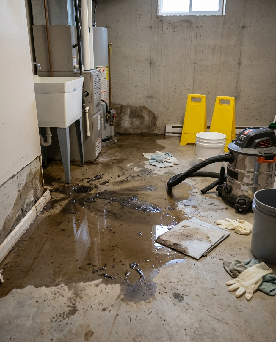 Sewage cleanup process 1